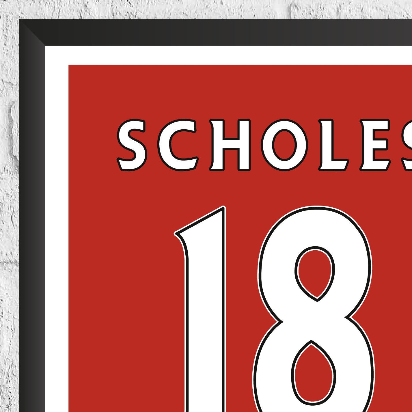 Paul Scholes Legend Stats Print - Man of The Match Football