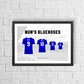 Personalised Birmingham City Family Print