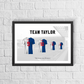 Personalised Blackburn Family Print