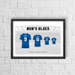 Personalised London Blues Family Print