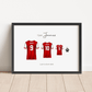 Personalised Family Football Print