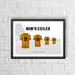 Personalised Newport County Family Print