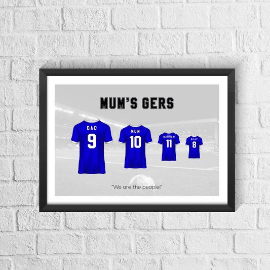 Impresión personalizada de la familia Chelsea
