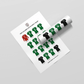 Personalised Football Team Season Print – Custom Club Squad Poster - Man of The Match Football