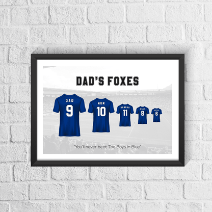 Impresión personalizada de la familia Chelsea