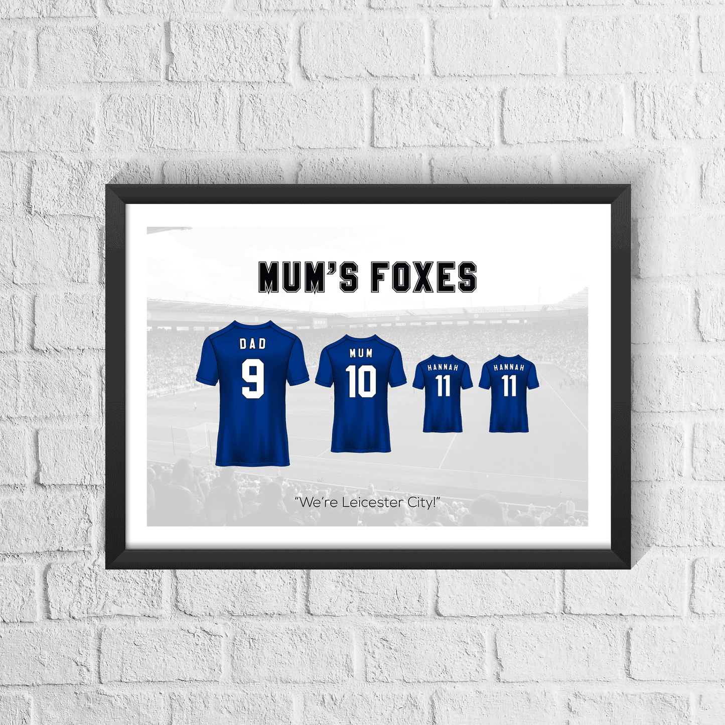 Impresión personalizada de la familia Chelsea