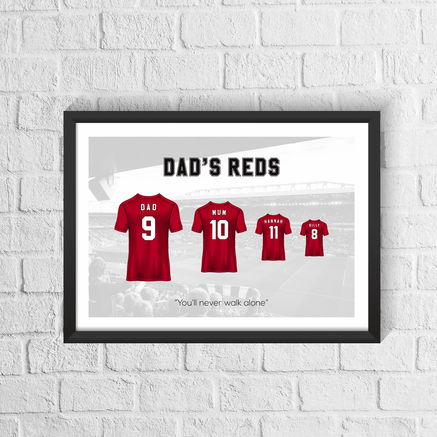 Personalised Liverpool Family Print