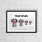 Personalised Newcastle Family Print