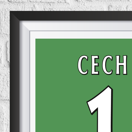 Petr Cech Chelsea Legend Stats Print
