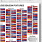 Premier League 2024/25 Season Wall Chart - Digital Download