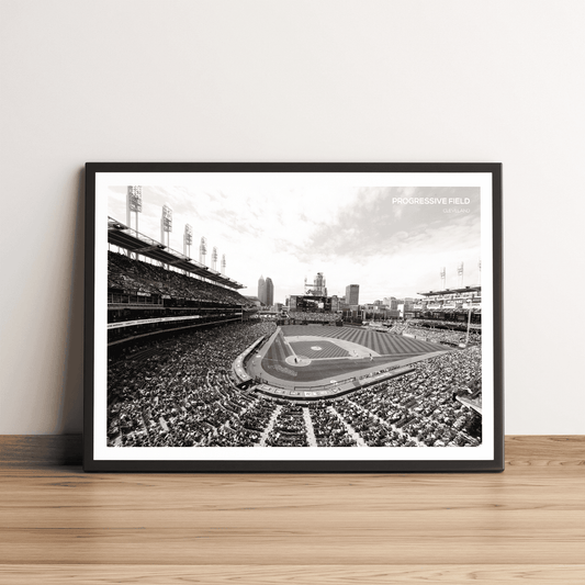 Progressive Field Cleveland Guardians Ohio Baseball Stadium Print