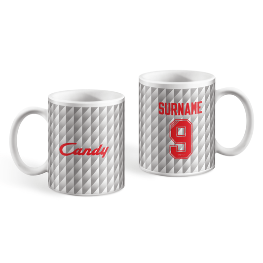 Personalised Liverpool Retro Away Kit Mug