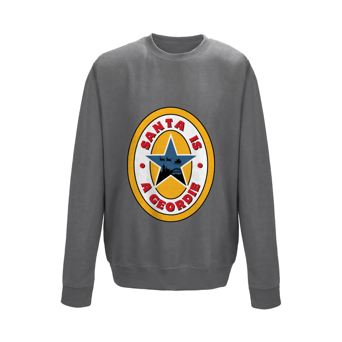 Santa is a Geordie Newcastle Christmas Jumper
