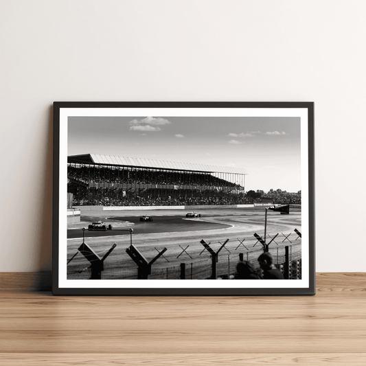 Silverstone British Grand Prix Formula 1 Circuit Art Print