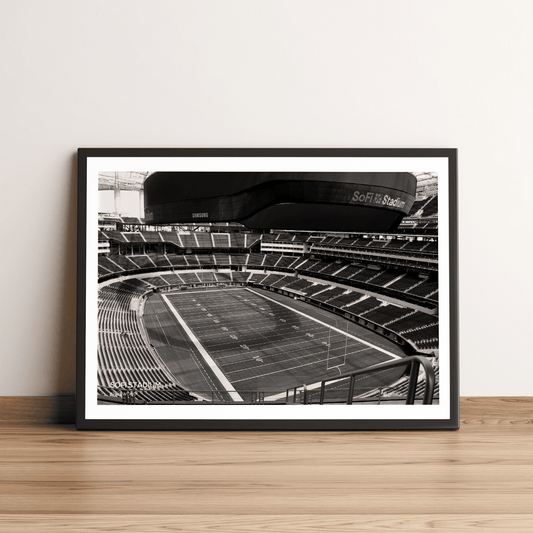 SoFi Stadium Los Angeles Rams and Chargers NFL Football Stadium Print
