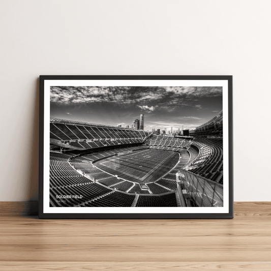 Soldier Field Chicago Bears NFL Football Stadium Print