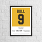 Steve Bull Wolves Legend Statistikdruck