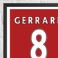 Steven Gerrard Liverpool Leyenda Estadísticas Imprimir