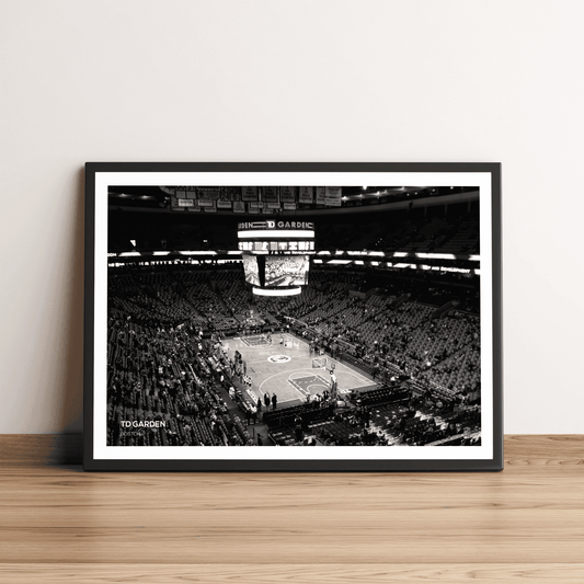 TD Garden Boston Celtics Basketball Stadium Print