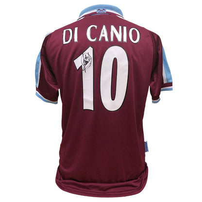 West Ham United FC Di Canio Signed Shirt - Man of The Match Football