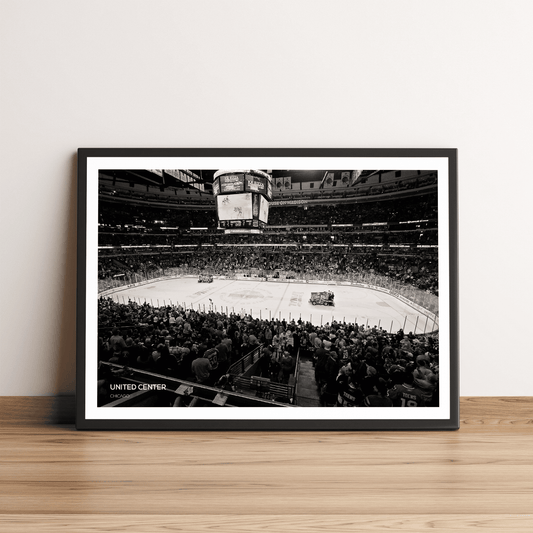 United Center Chicago Blackhawks NHL Ice Hockey Arena Stadium Print
