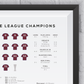 West Ham 2022/23 Europa Conference League Squad Print