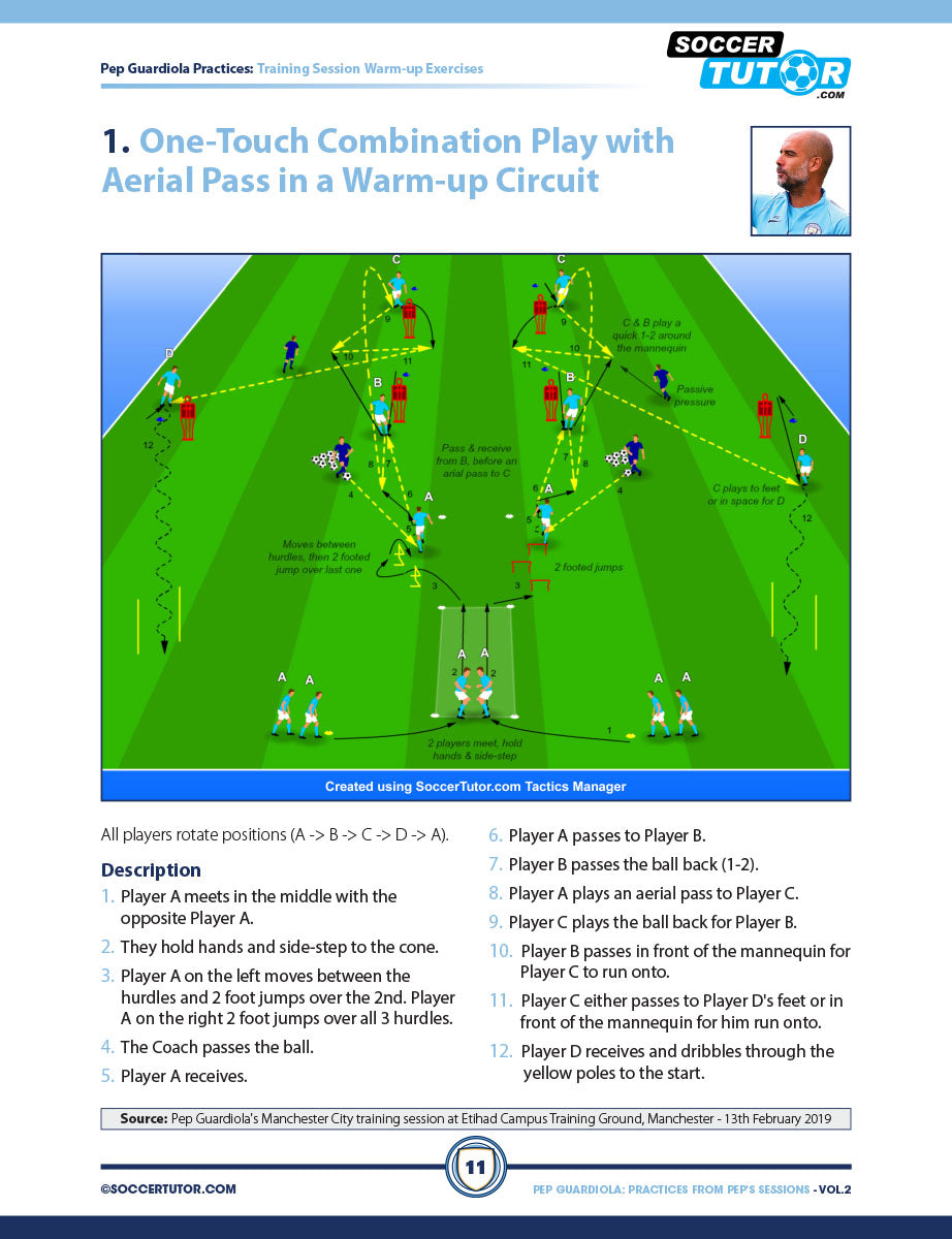 Pep Guardiola Volume 1 & 2 Bundle - 173 Practices Direct from Pep's Training Sessions