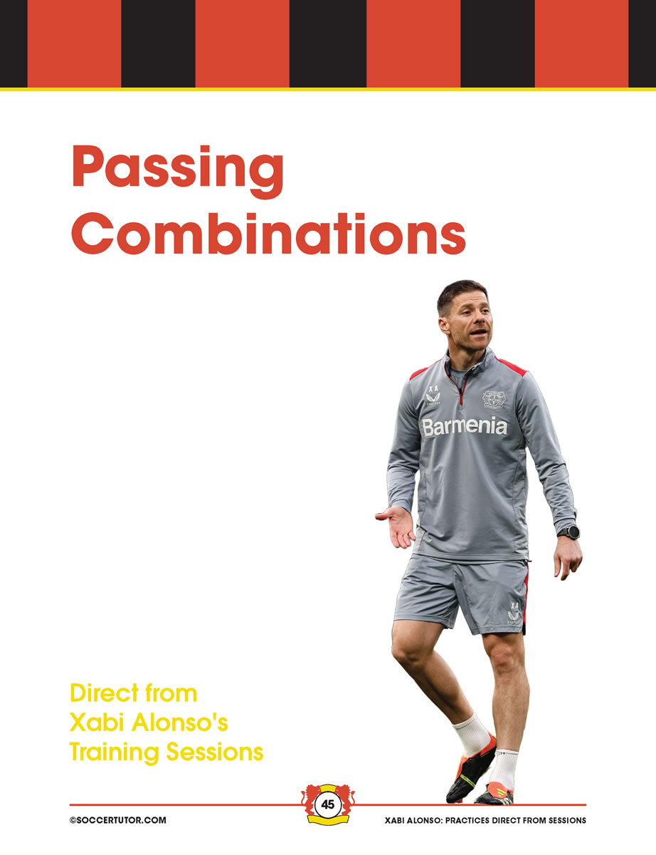 Xabi Alonso - 82 Passing, Positional Possession, Games, Patterns, and Attacking Practices Direct from Bayer Leverkusen Training Sessions