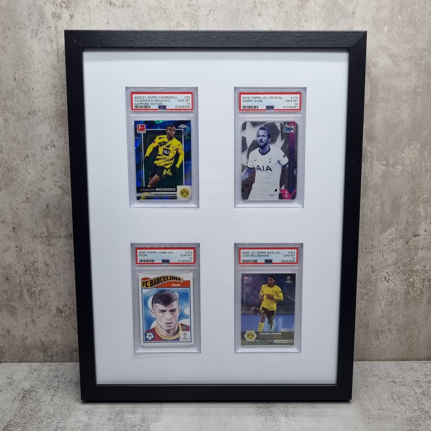 4 Graded Trading Card Display Frame