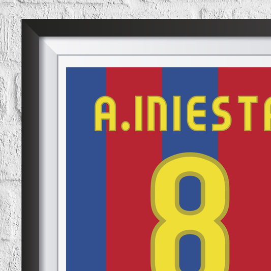 Lionel Messi FC Barcelona Legend Statistikdruck