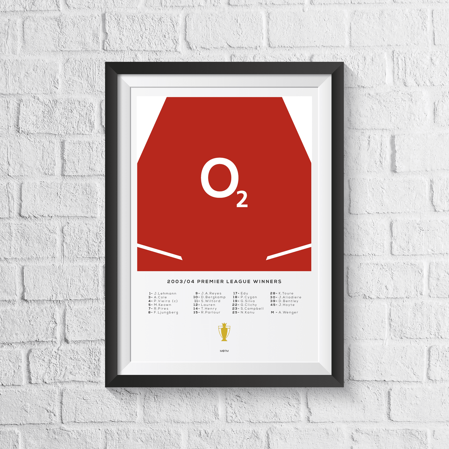 Arsenal 'The Invincibles' 2003/2004 Druck