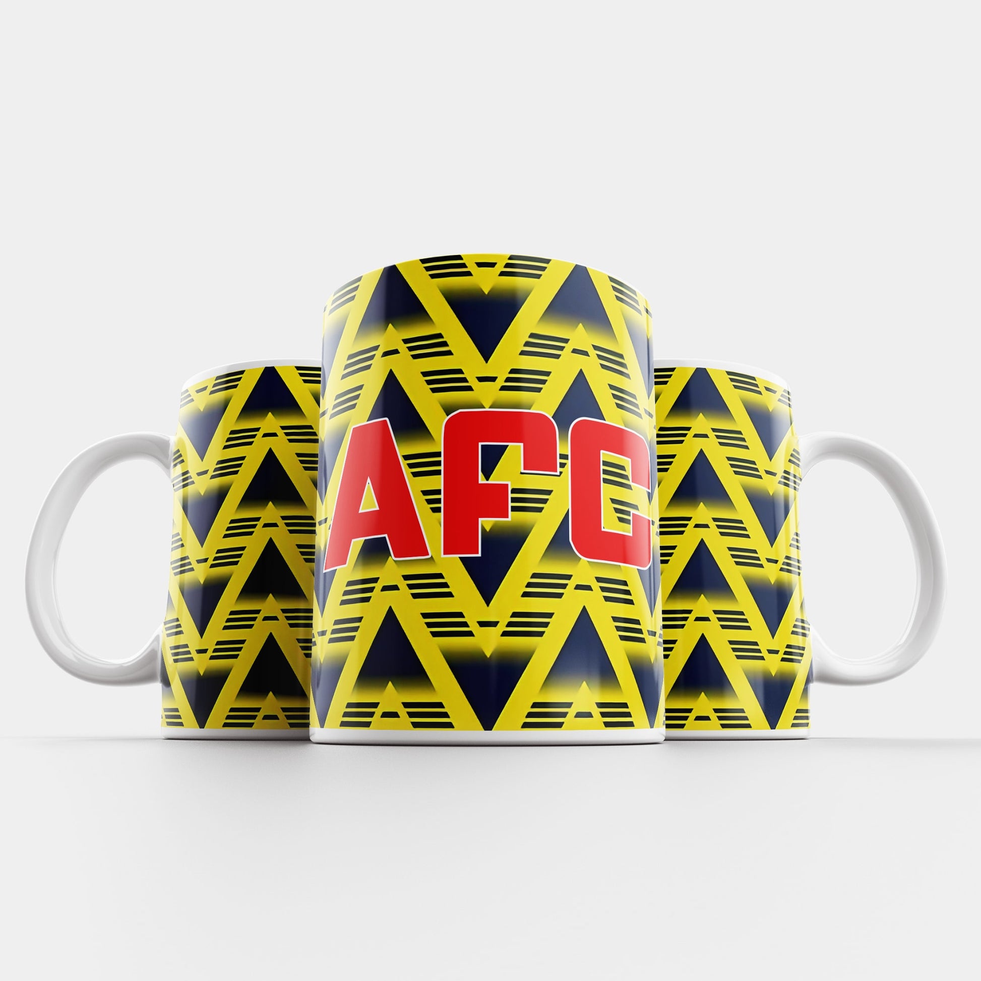 Arsenal Retro Bruised Banana Away Kit Mug - Man of The Match Football