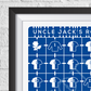 Blackburn Rovers 'Uncle Jack's Rovers' 1994/1995 Print - Man of The Match Football