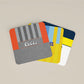 Chelsea Retro Away Kits Football Coasters - Set of 4 - Man of The Match Football