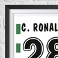 Cristiano Ronaldo Sporting Lisbon Legend Stats Print
