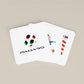 Retro Football World Cup Coasters - Set of 8 - Man of The Match Football