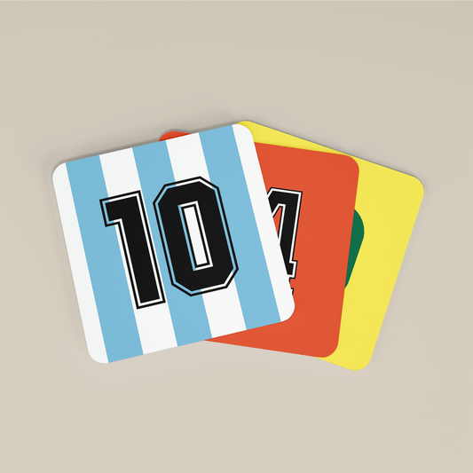 Leyendas de la Copa del Mundo de Fútbol Retro - Juego de 4