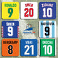 France 98 Football World Cup Coasters - Set of 8 - Man of The Match Football