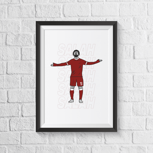 Mo Salah Liverpool Print