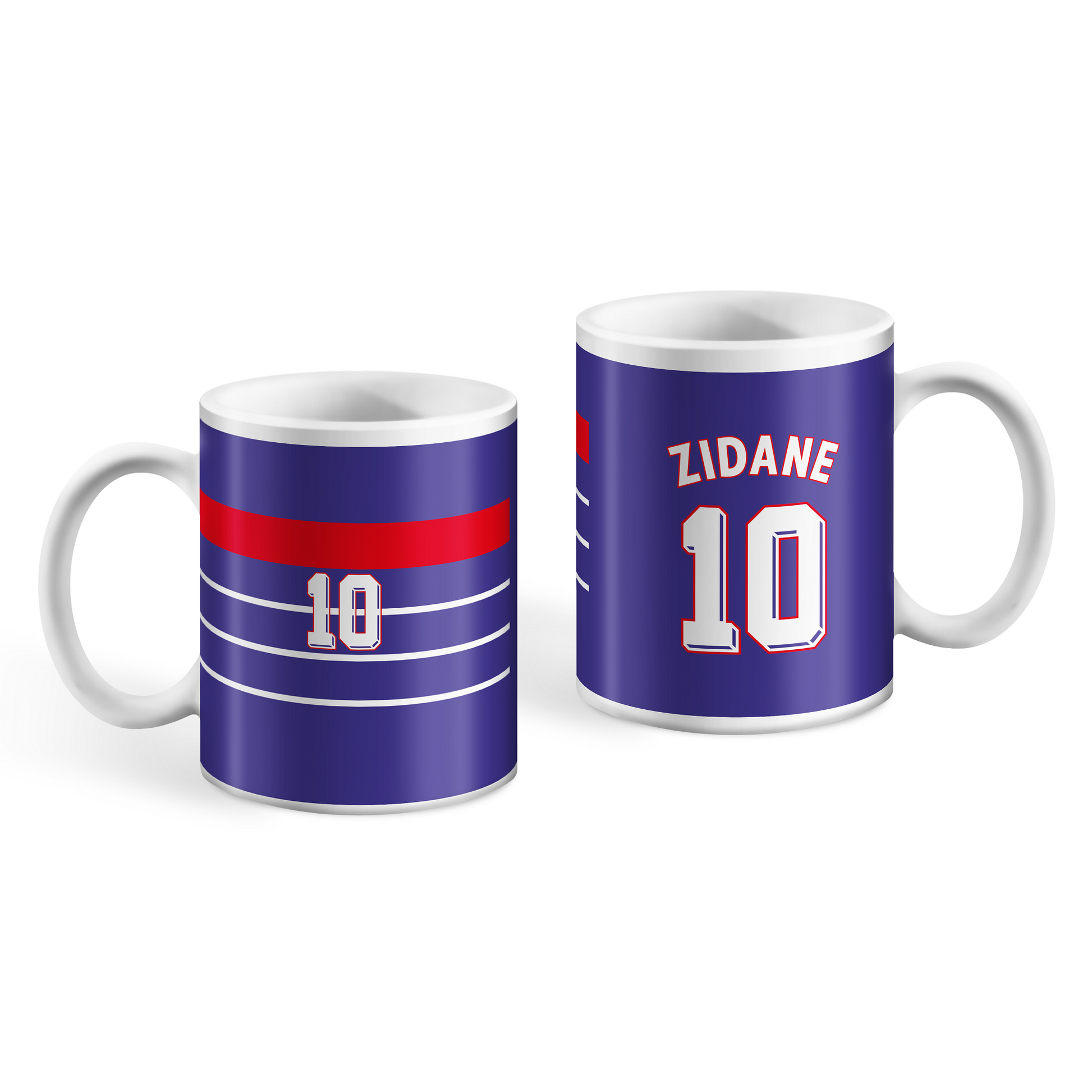 Zinedine Zidane France World Cup 98 Mug - Man of The Match Football