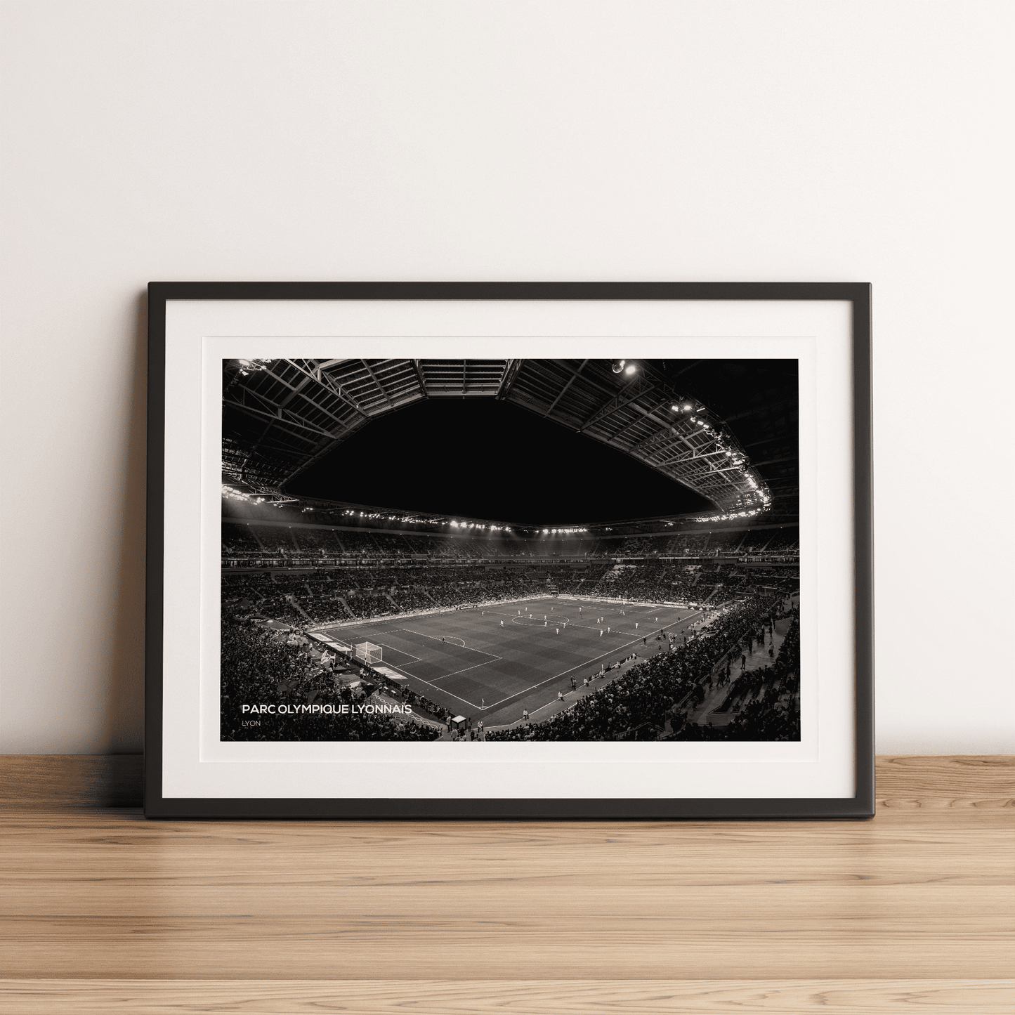 Impresión fotográfica del estadio Parc Olympique Lyonnais