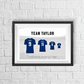 Personalised Leicester City Family Print