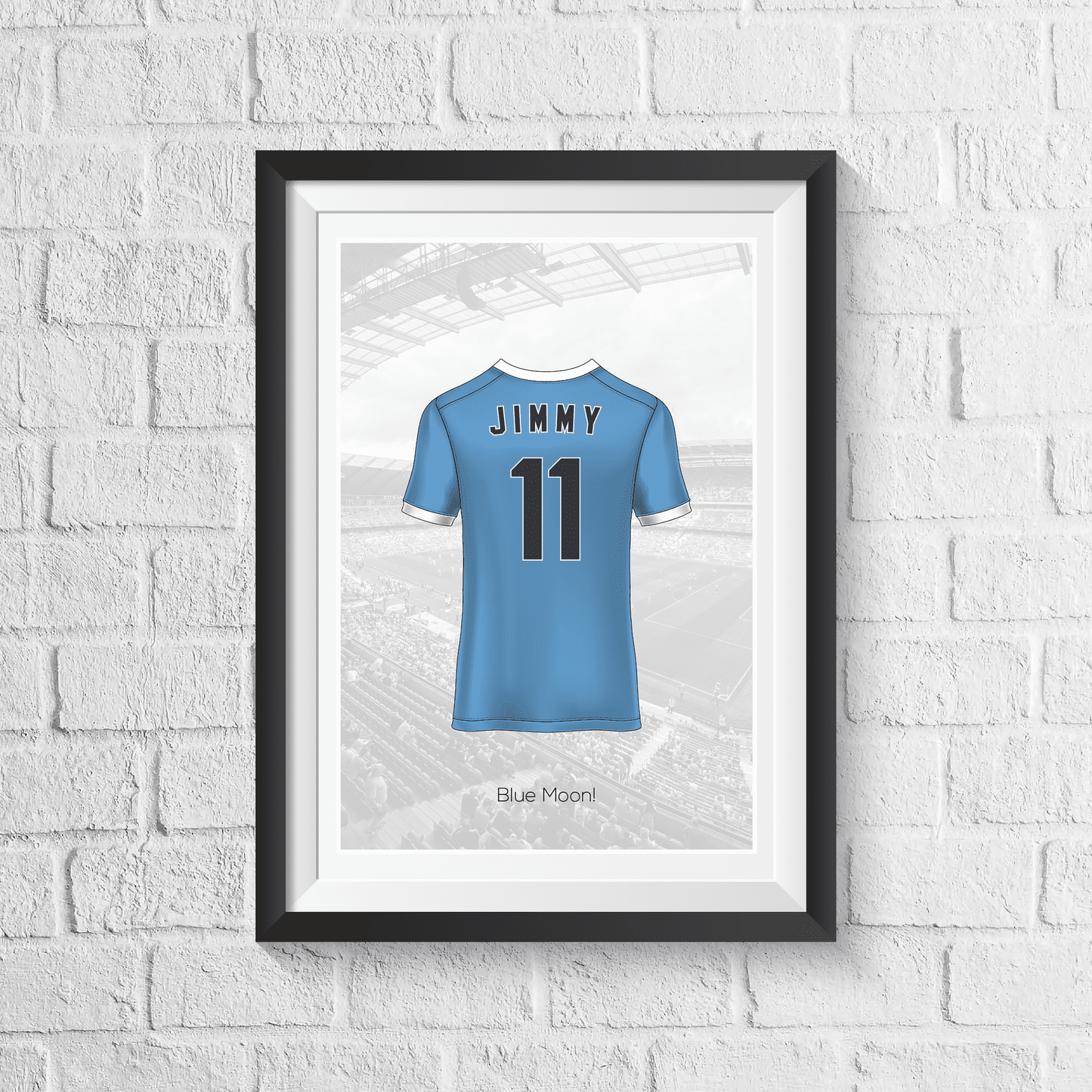 Impresión personalizada de la camiseta del aficionado del Manchester United