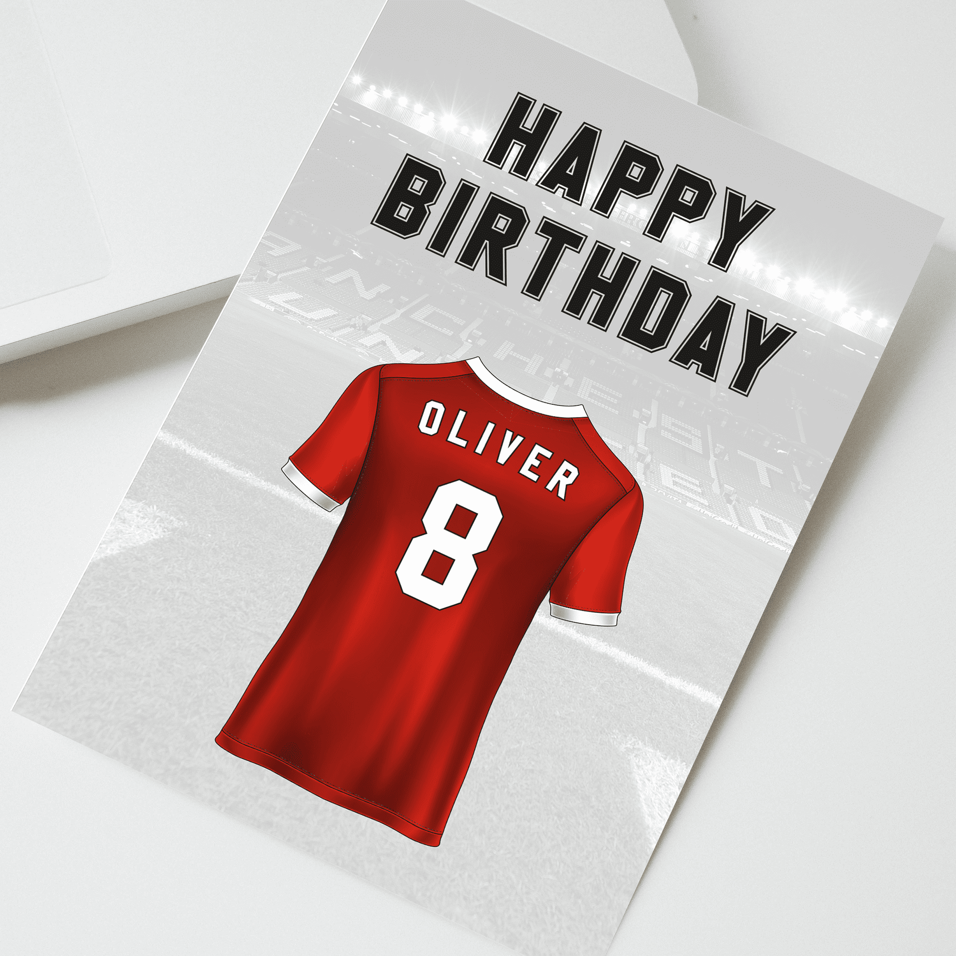manchester united birthday card
