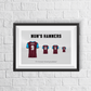 Personalised West Ham Family Print