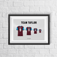 Personalised West Ham Family Print