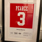 Stuart Pearce Nottingham Forest Legend Stats Print - Man of The Match Football
