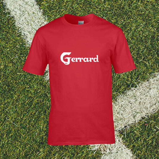 Steven Gerrard Supporter T-Shirt - Man of The Match Football
