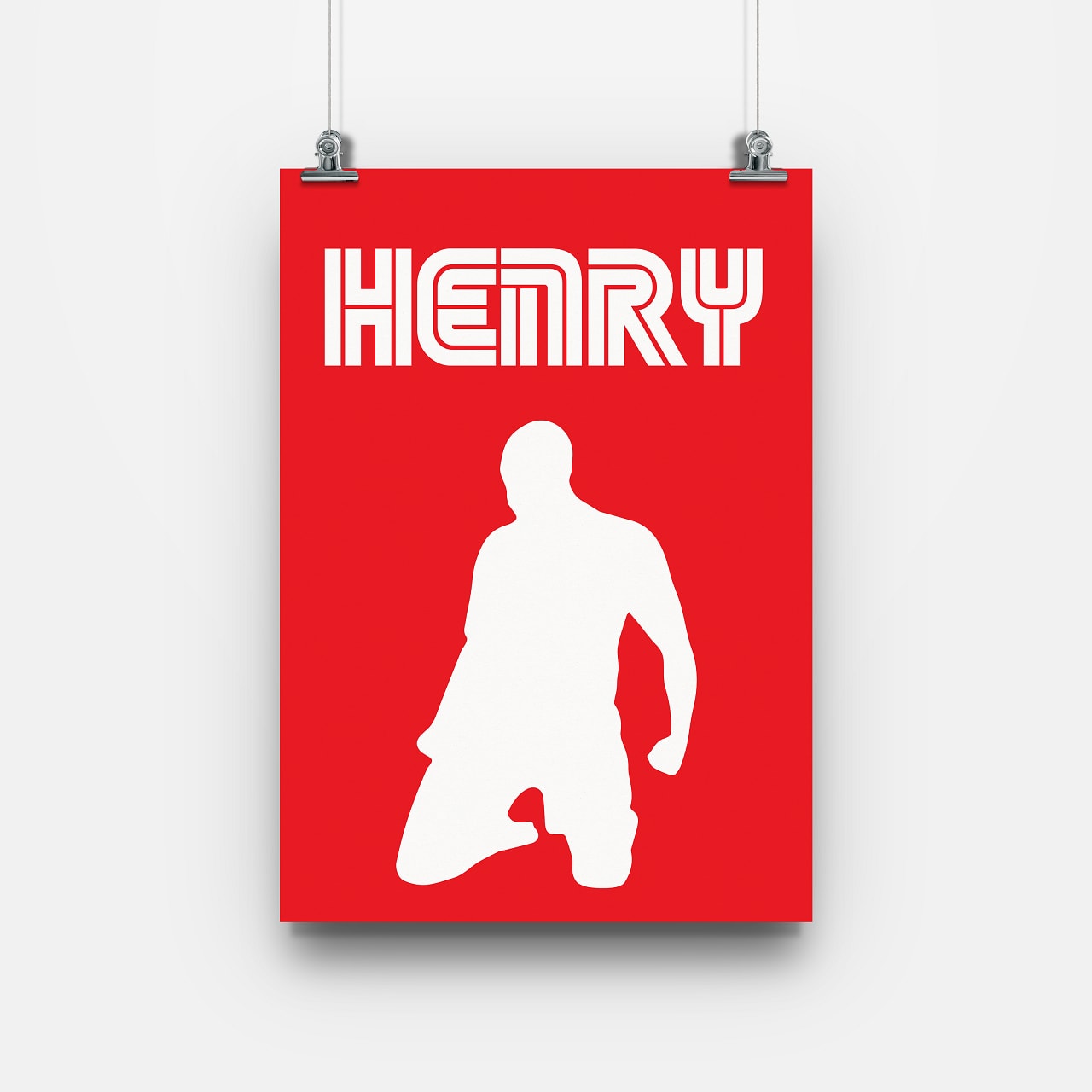 Thierry Henry Arsenal Legend Print - Man of The Match Football