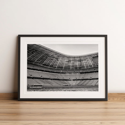 Allianz Arena Bayern Munich Stadium Photography Print - Man of The Match Football